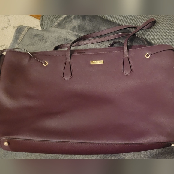 kate spade Handbags - Kate Spade Large Tote Plum